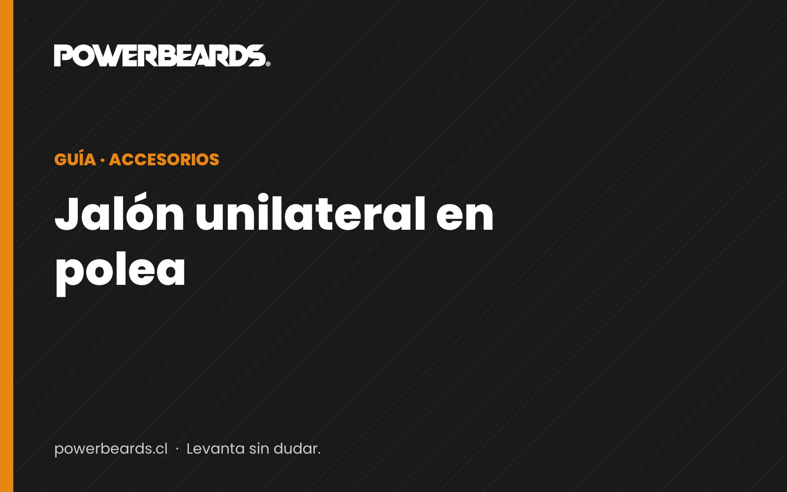 Jalón unilateral en polea: cómo hacerlo y para qué sirve en powerlifting